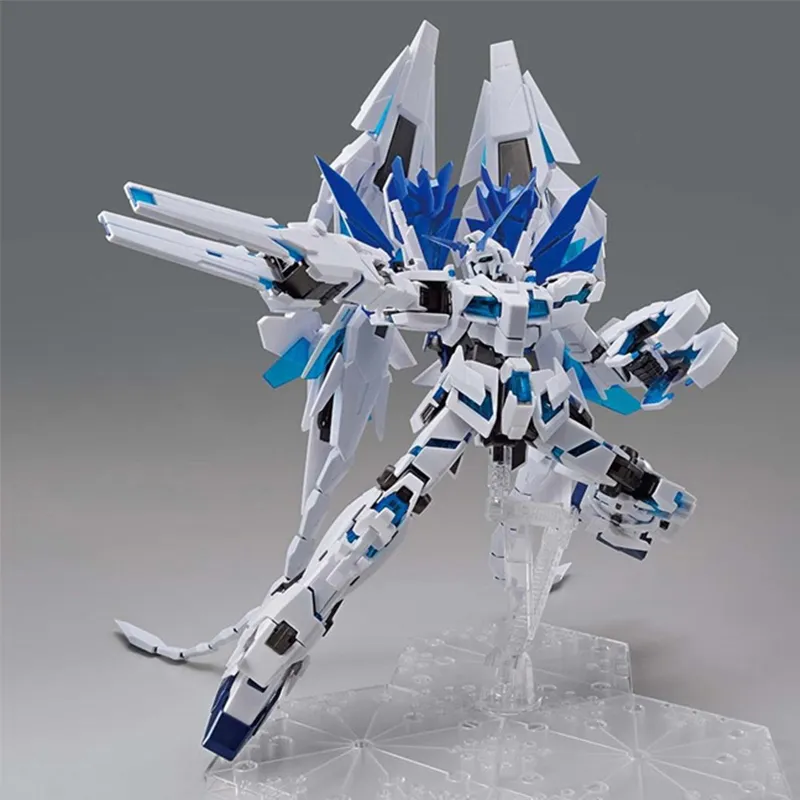 BANDAI MG 1 100 Unicorn Gundam Unit 01 Mobile Suit Gundam UC Perfect Unicorn Gundam Model Kits 18cm-3