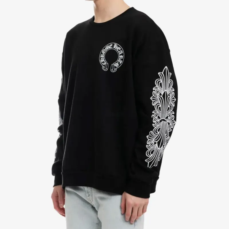 Chrome Hearts SS23 Sweatshirt Unisex Black-3