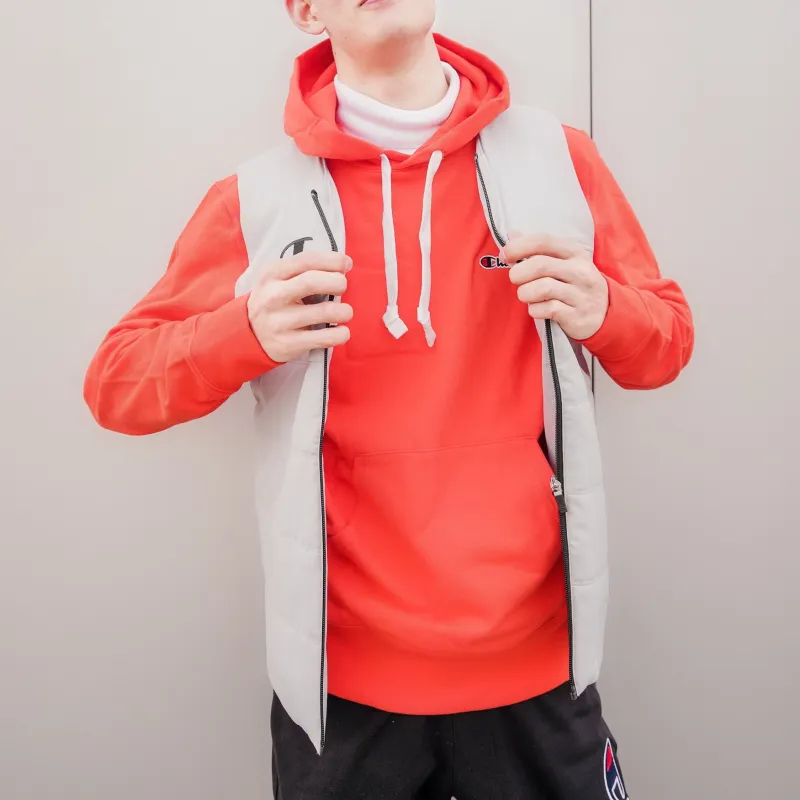 Champion Hooded Regular Sweatshirt Unisex Orange-4