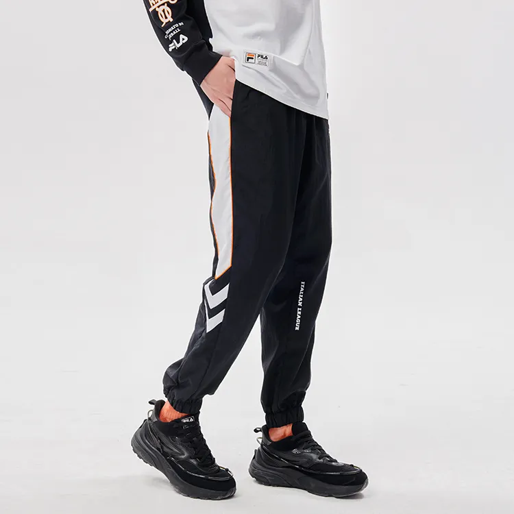 FILA FUSION Knitted Sweatpants Men Pitch Black-5