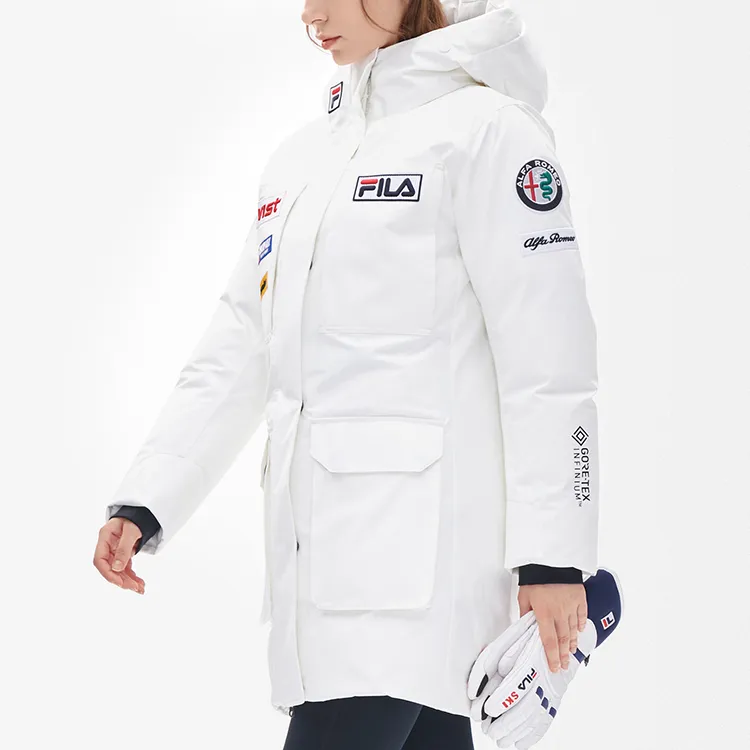 FILA Down Jackets Women's White Jade-5