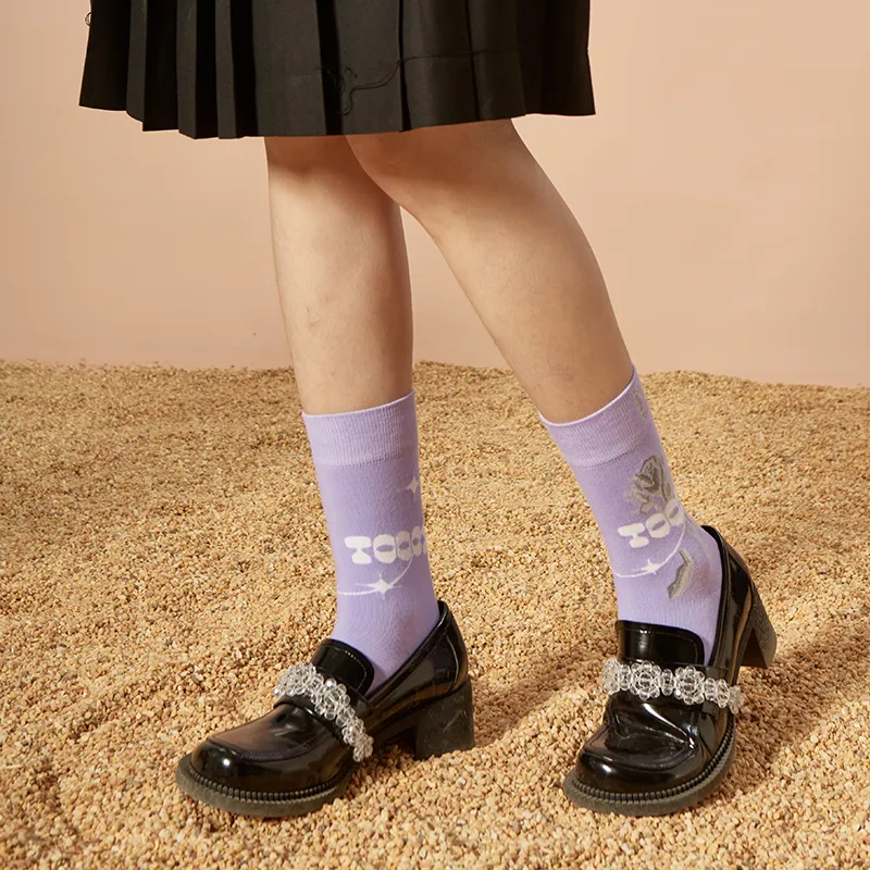 TOOCI Women's Mid Calf Socks-5