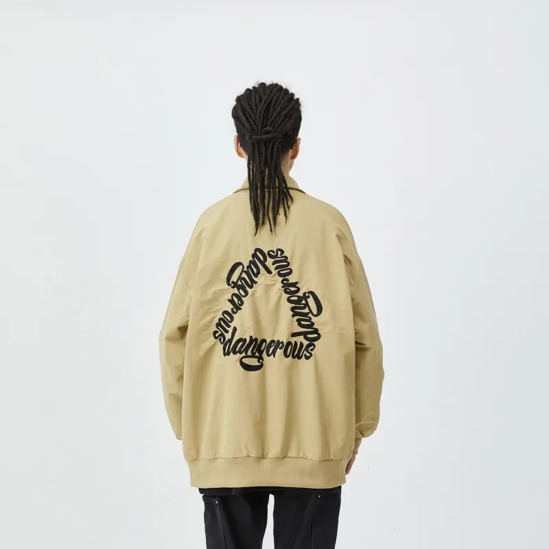 FEICHAI Loose Fit Coach Jacket Unisex-11