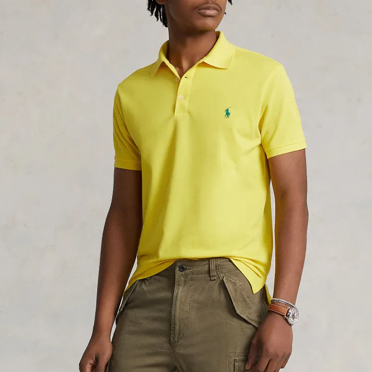 Polo Ralph Lauren SS23 Polo Shirt Men's Yellow-2