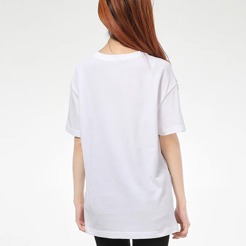 Nike Drop Shoulder Sleeve T Shirt Women's White-2