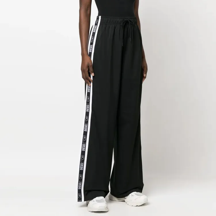 DIESEL Sport Knitted Sweatpants Women's Black-3