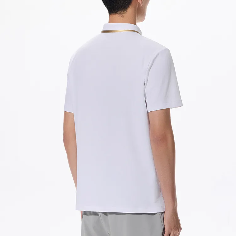 Anta Champion Series Polo Shirt Men's Gravel White-3