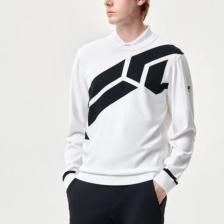 FILA Athletics Sweaters Men Jade White-3