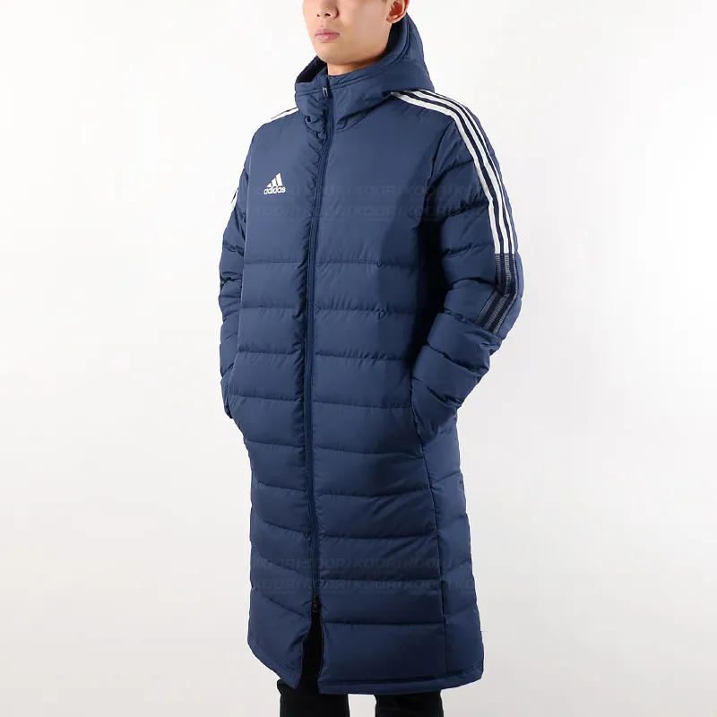 Adidas Down Jacket Men's Navy Blue-4