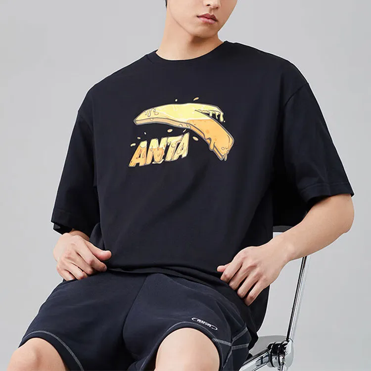 Anta Life Collection T Shirt Unisex Basic Black-3