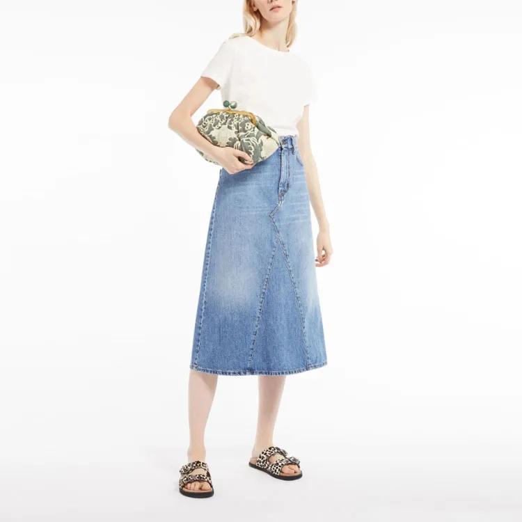 WEEKEND MaxMara Denim Dress Women's Blue-2