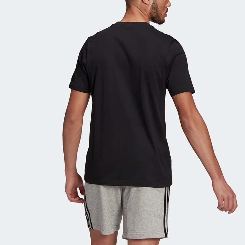 Adidas ESSENTIALS T Shirt Men's Black-2