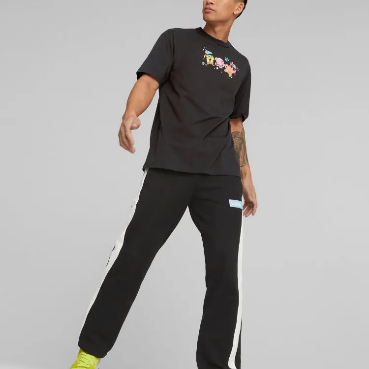 PUMA X SPONGEBOB T Shirts Unisex Black-2