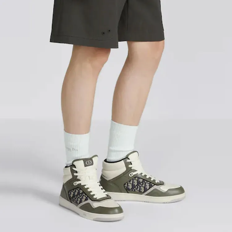 DIOR FW22 Mid Calf Socks Men's 1 Pack White-1