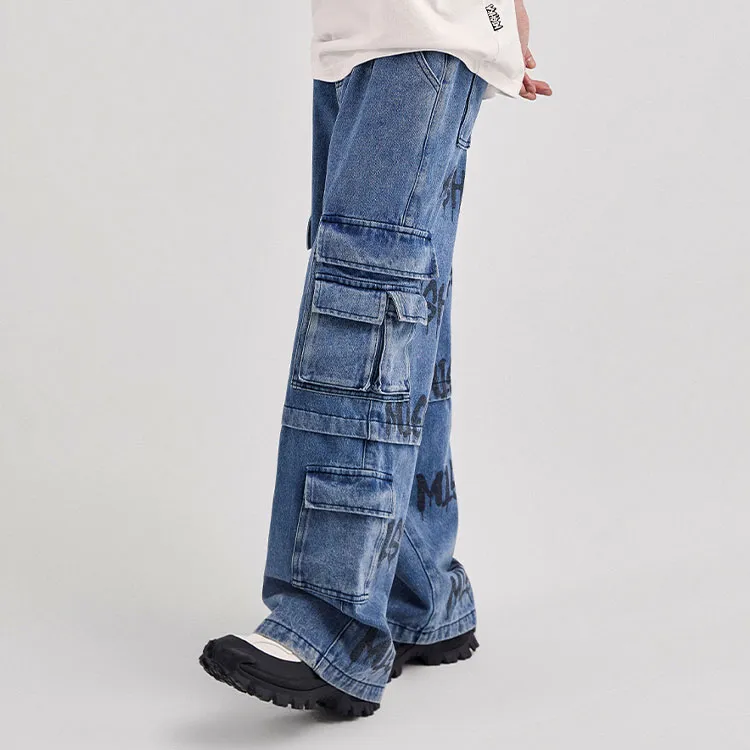 Mishkanyc Jeans Men Medium Blue-5