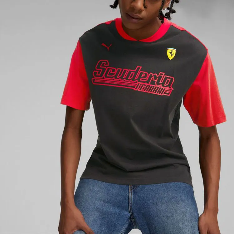 PUMA x FERRARI T Shirt Unisex Black-2