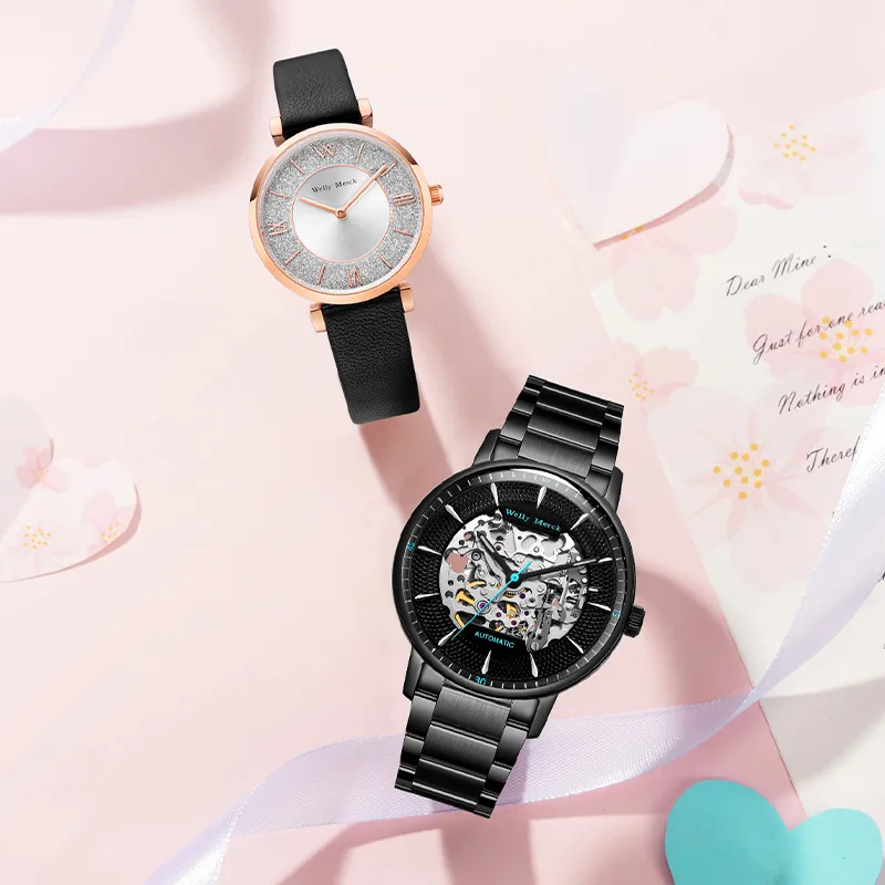 Welly Merck Mechanical Movement Unisex Chinese Watches Silver Dial-3