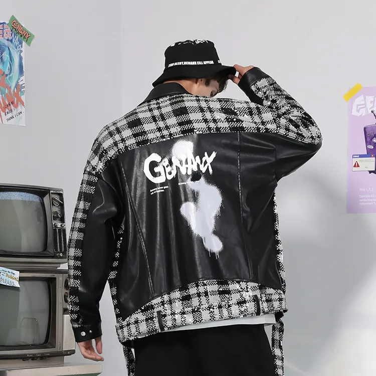 GENANX Loose Fit Jacket Unisex Black-2