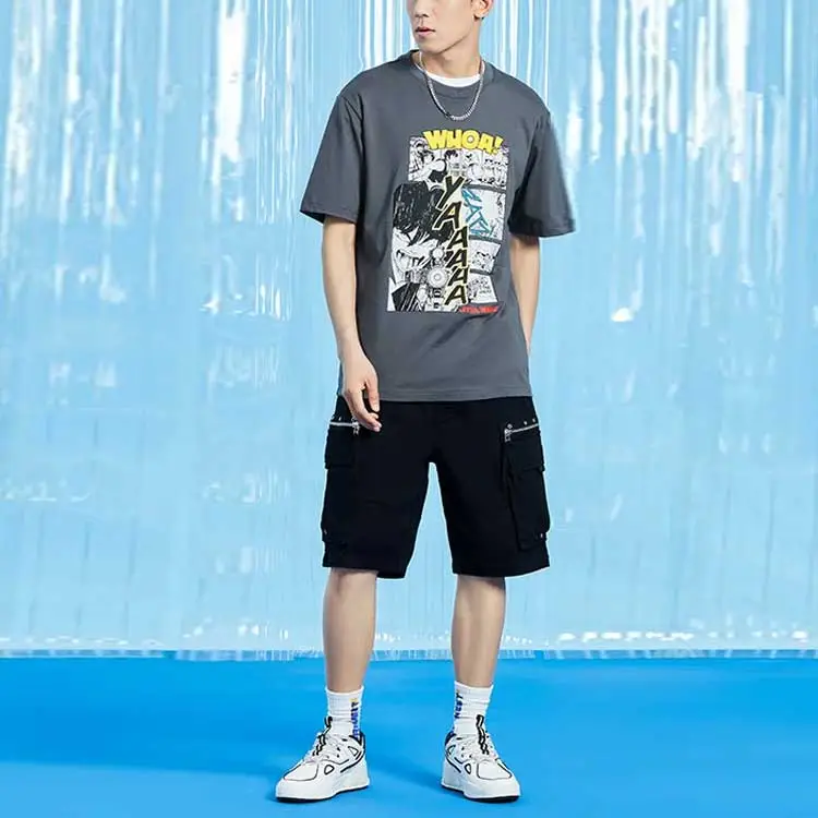 LiNing x Disney T Shirt Men's Gray-2