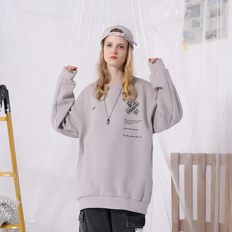 XXGOGO Crew Neck Loose Fit Regular Sweatshirt Unisex-7