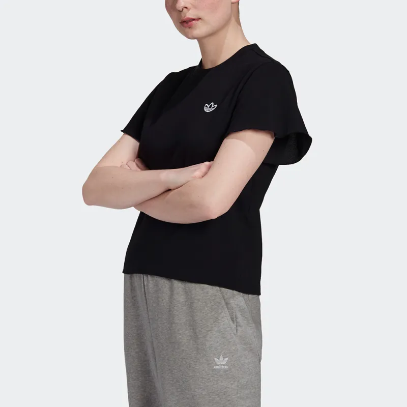 Adidas Originals T Shirt Women's Black-4