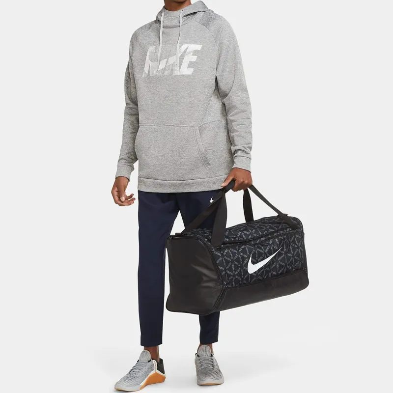 Nike Polyester Shoulder Bag Crossbody Bag Handbag Luggage Bag Gym Bag Medium Size Unisex Black-5