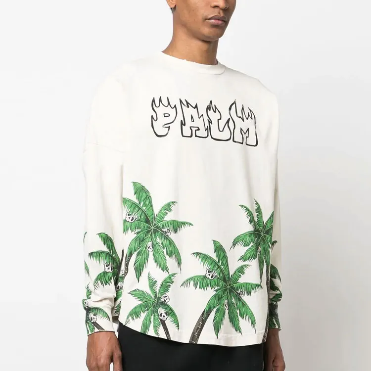 PALM ANGELS Palms And Skull Longsleeve-3