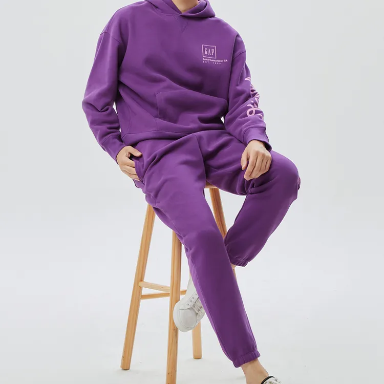 GAP Knitted Sweatpants Men Purple-1