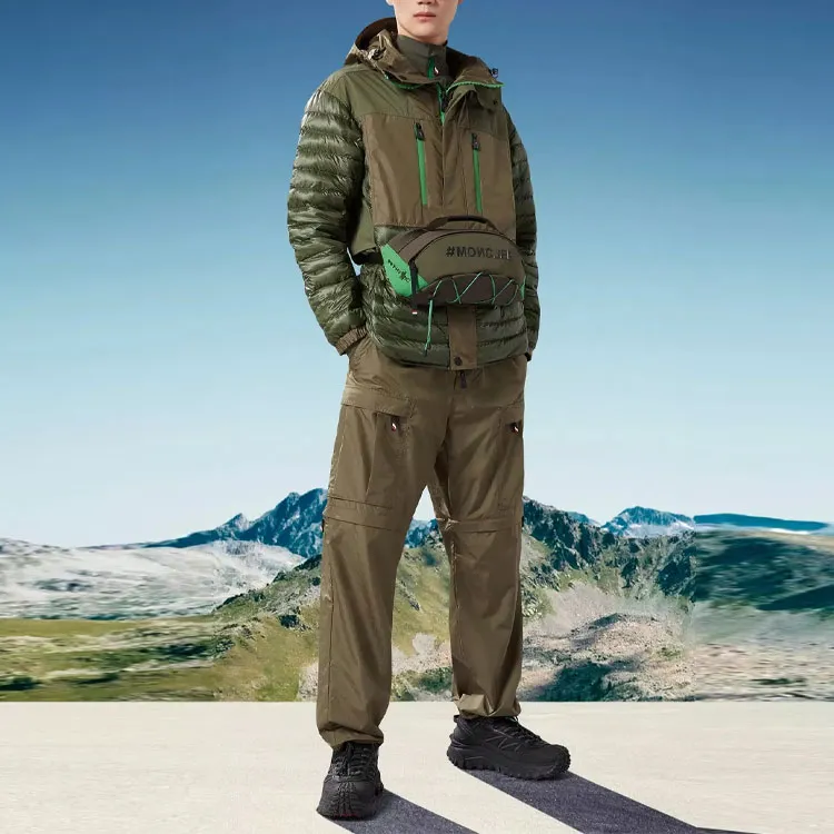 Moncler Feather Down Hooded Jacket-1