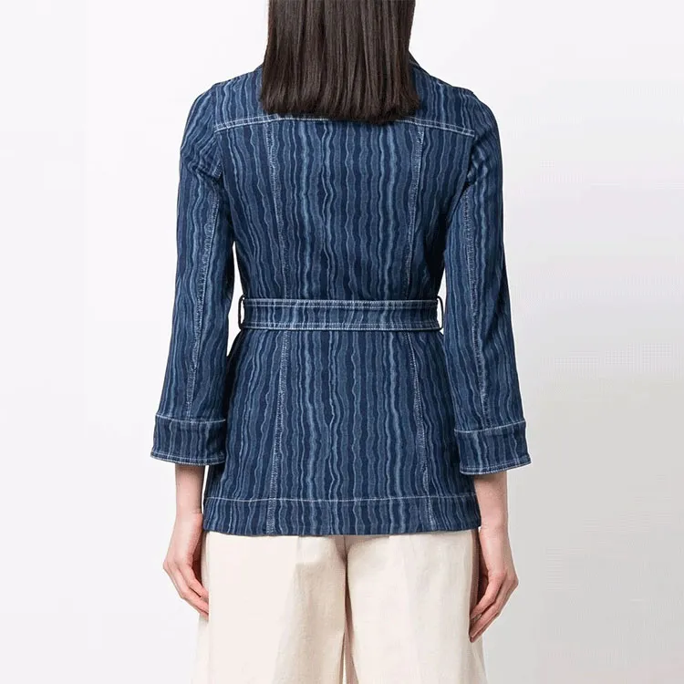 MARNI Denim Jackets Women's Blue-2