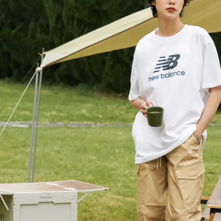 New Balance Logo Printed Crewneck Tracksuit-2