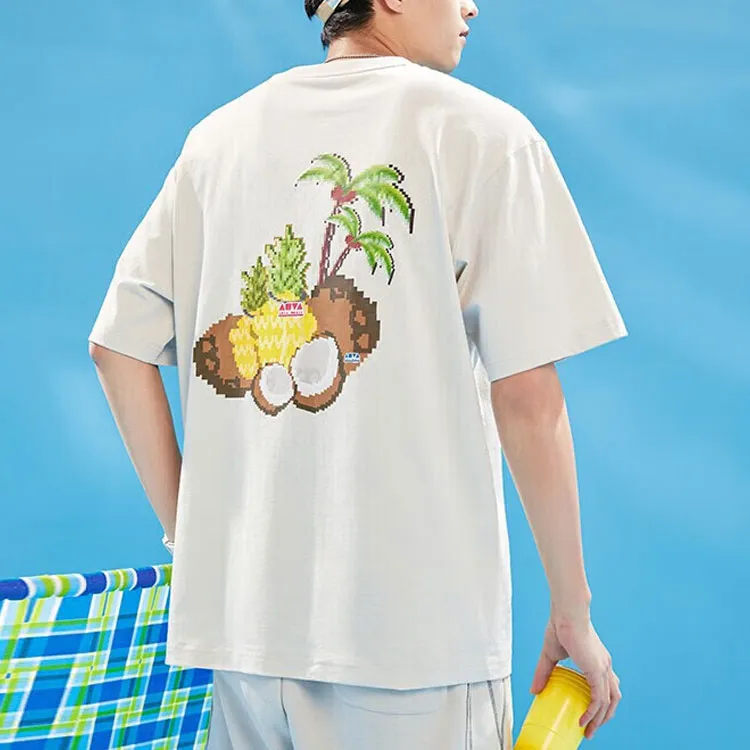 Anta Life Collection T Shirt Unisex Beach Gray-2