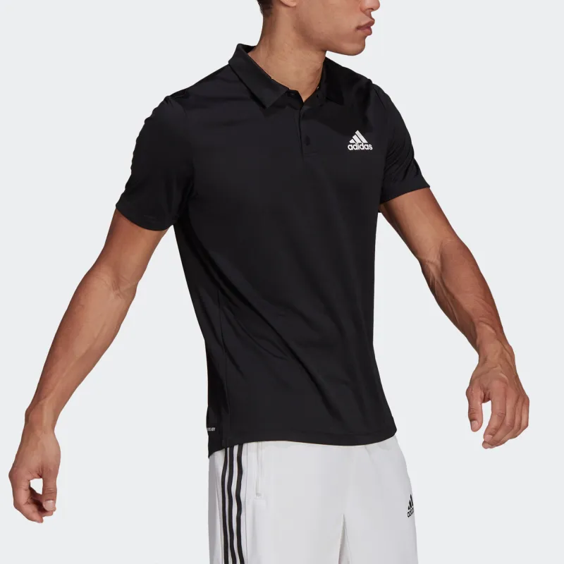 Adidas Polo Shirts Men Black-4