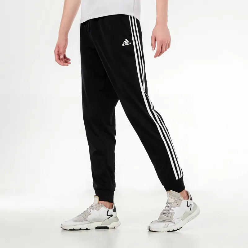 Adidas Essentials Warm Up Tapered 3 Stripes Track Pants-3