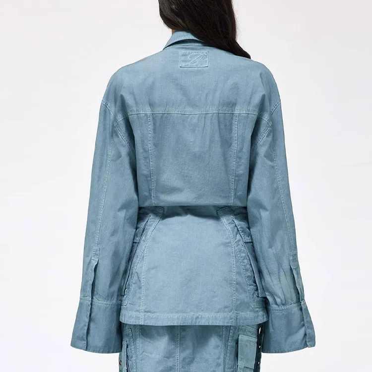 Blumarine Denim Jackets Women's Blue-2