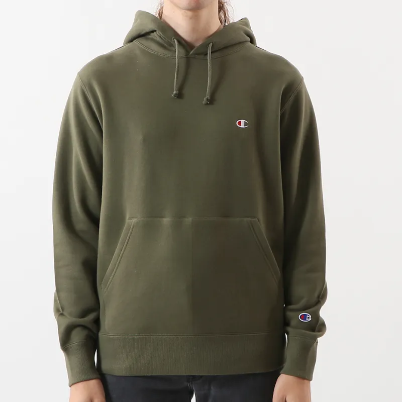 Champion Sweatshirt Japan Version Unisex Army Green-2