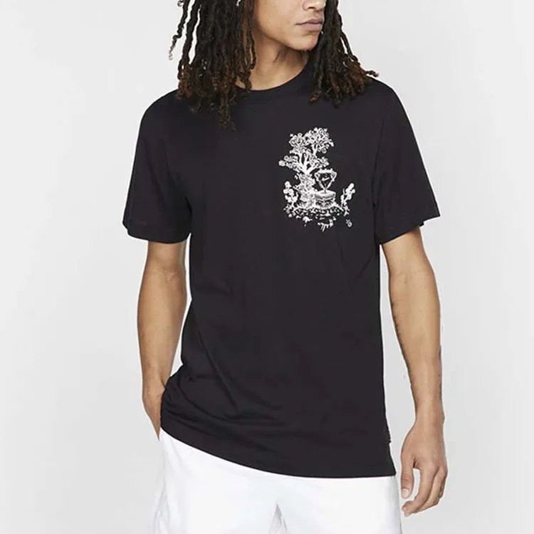 Nike T Shirts Men Black-2