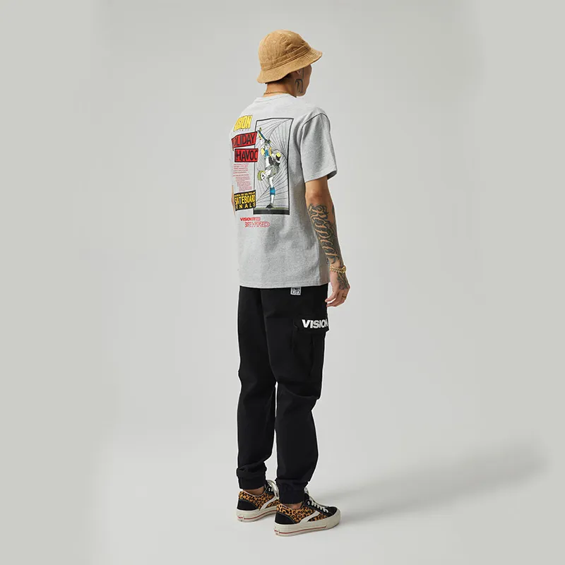 Vision Street Wear Casual Pants Unisex Black-2