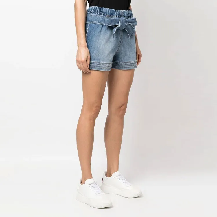 Stella McCartney Belted Denim Shorts-3
