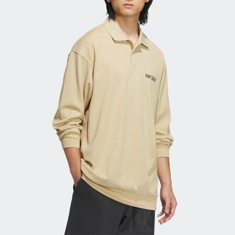 Adidas Polo Shirts Men Grassland Brown-4