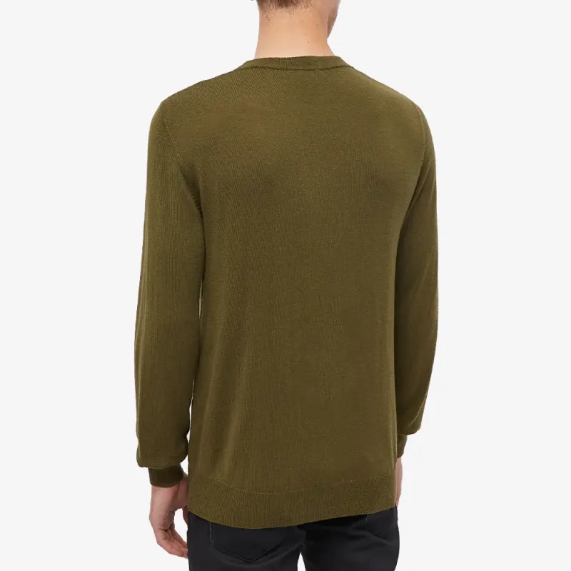 BALMAIN FW22 Sweater Men's Olive Green-2