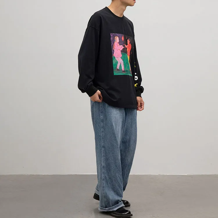 Crying Center Sweatshirts Unisex Black-2
