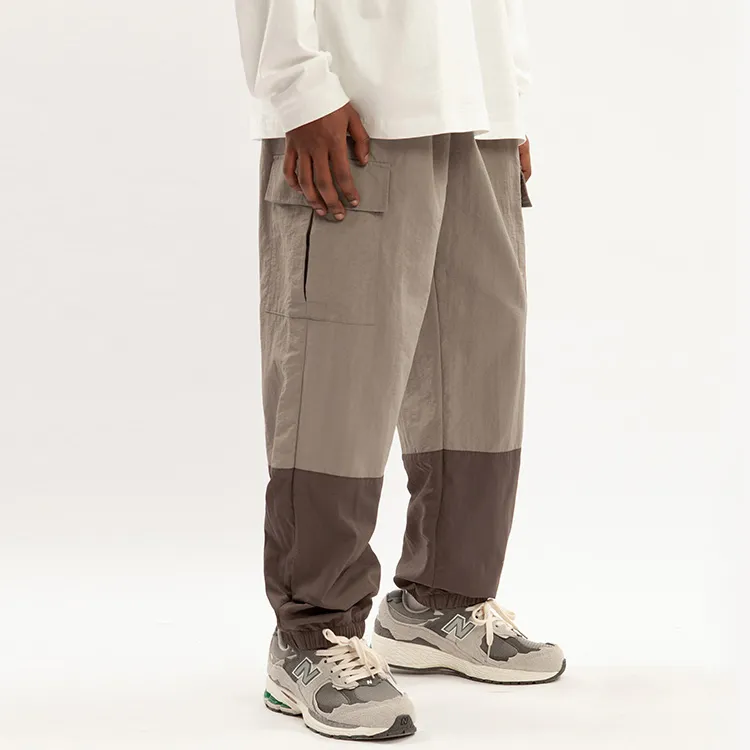 EMPTY REFERENCE Elastic Cuff Loose Fit Casual Pants Unisex-3