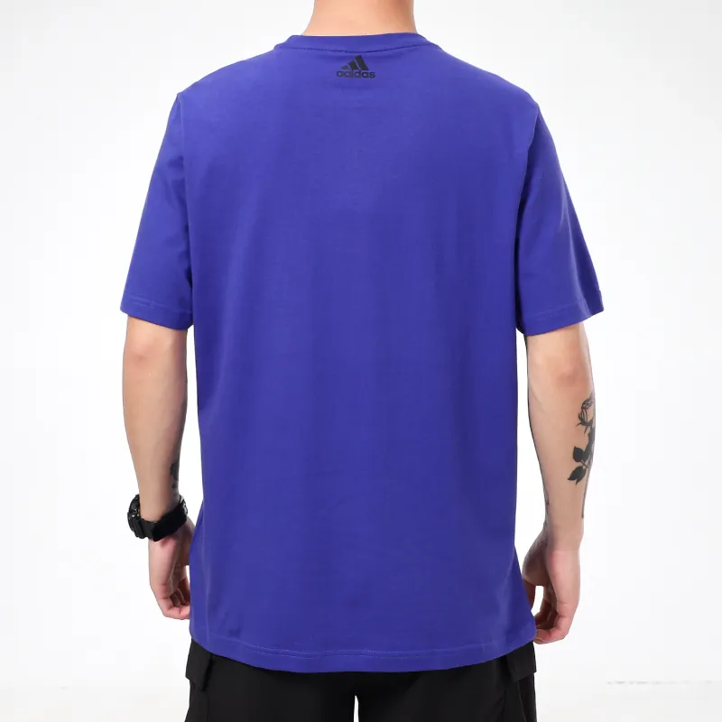 Adidas T Shirts Men Purple-3