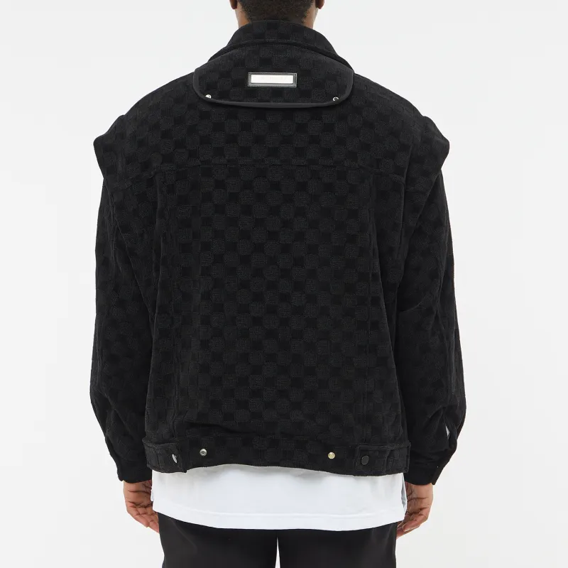 FANBIOU SS22 Loose Fit Jacket Unisex Black-4