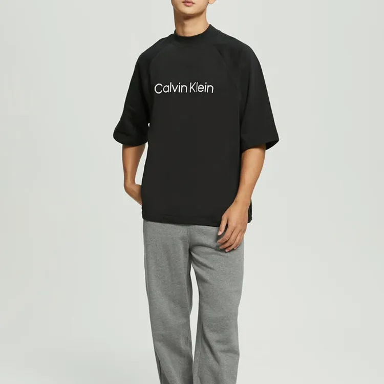 CALVIN KLEIN Raglan Sleeve T Shirt Men's Black-2