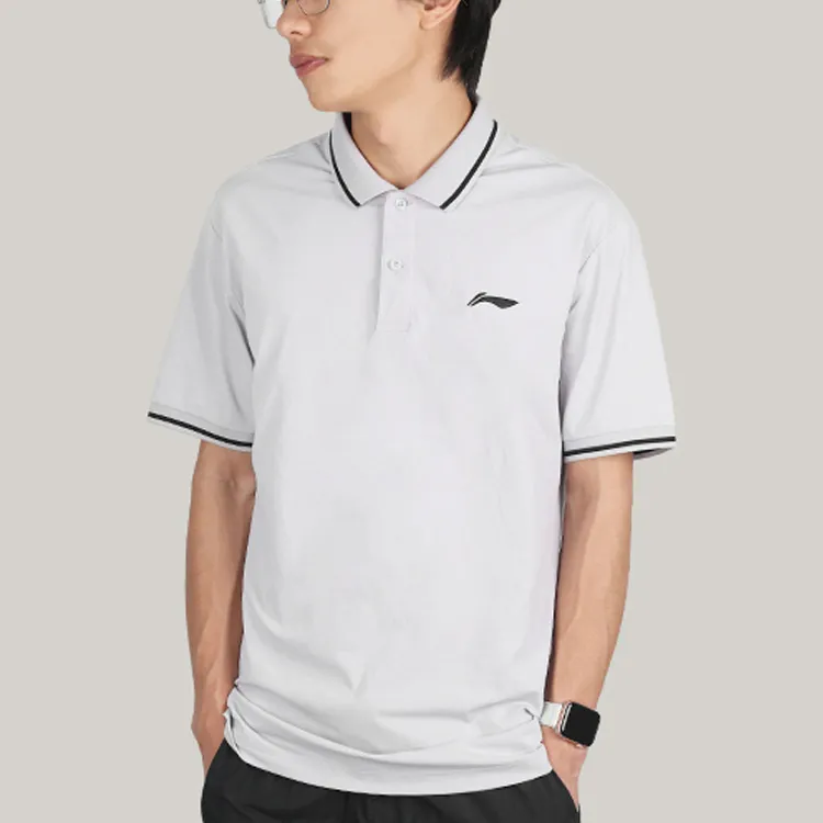 LINING Polo Shirts Men Moonlight Gray-3