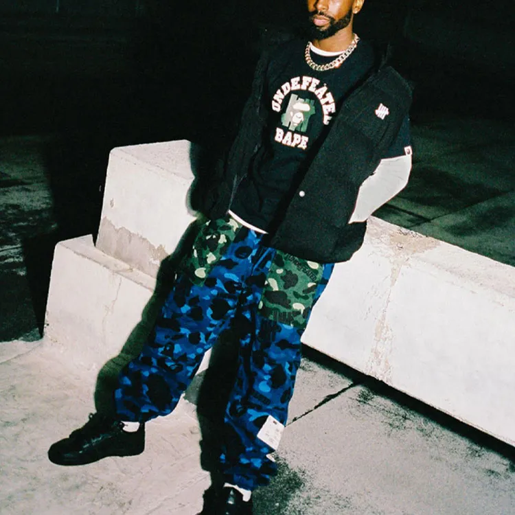 A BATHING APE X UNDEFEATED College Tee FW22-4