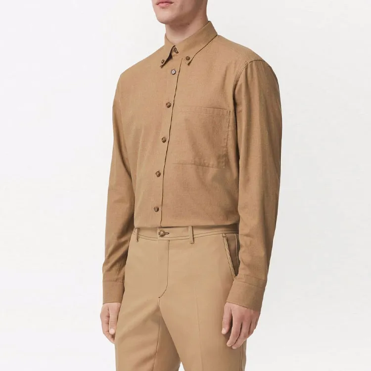Burberry SS22 Shirt Men's Camel-4