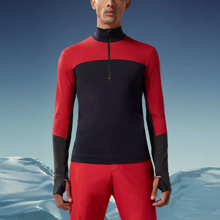 Moncler Sweatshirts Men Navy Blue-1